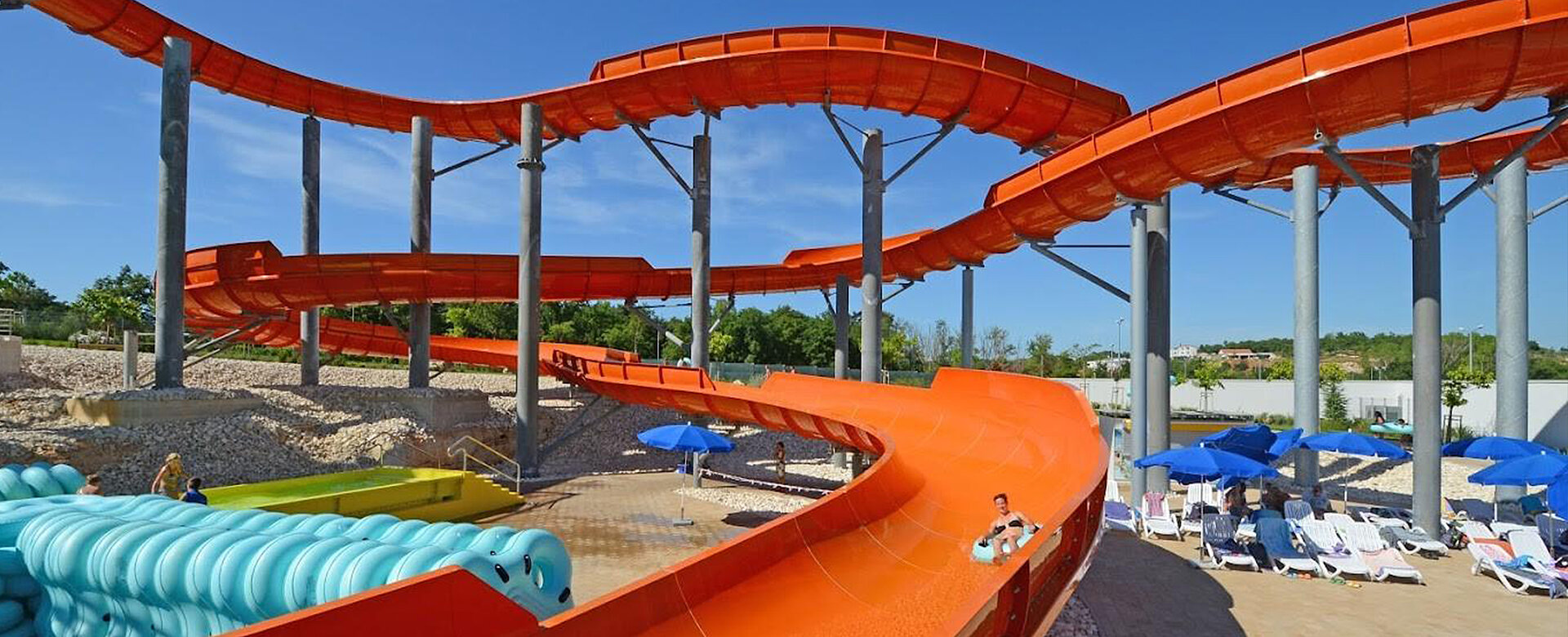 Family rafting slide